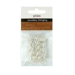 AussieSuperStore Jewellery Making Supplies JF Straight Oval Link Chain 7x4mm Silver JF Oval Link Chain 7x4mm Silver | Jewellery Making Accessories 9323823101787 JF640
